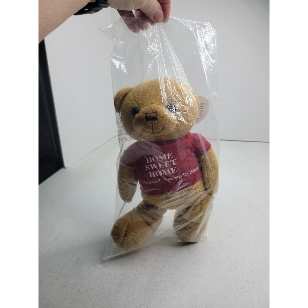 Teddy Bear Plush Toy Home Sweet Home Habitat For Humanity 12” Sawyer New Sealed